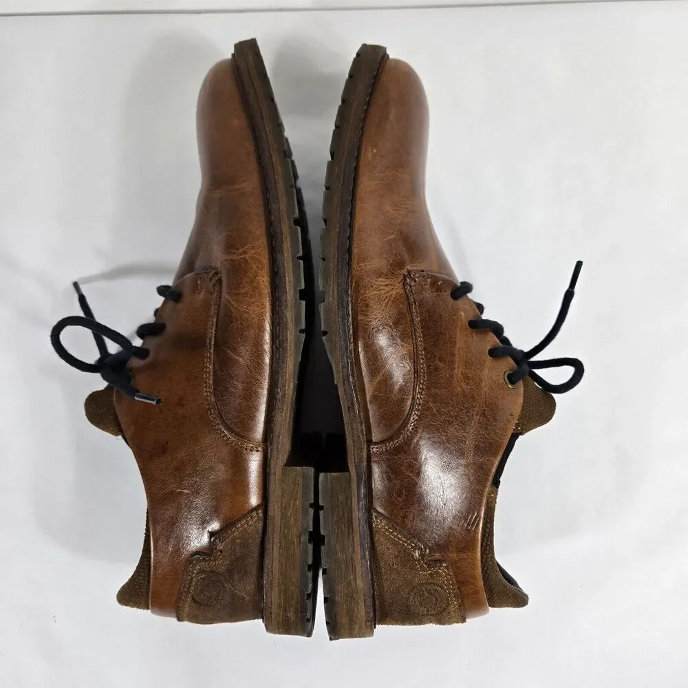 Bull‎ Boxer Men's Size 41 US Size 8 Brandyn Brown Leather Derby Shoes
